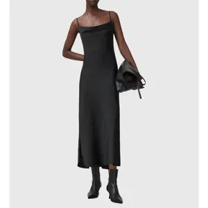 AllSaints Hadley Slim Fit Midi Slip Dress